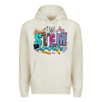 Oatmeal Heather stem teacher Premium Hoodie - AdoDesignShop