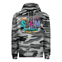 Slate Camo stem teacher Premium Hoodie - AdoDesignShop