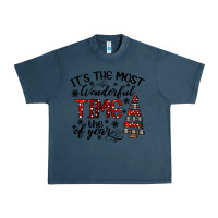 Midnight Navy IT THE MOST WONDERFUL TIME the of year Urban Heavy Tee - CowhideDigitalArt