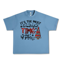 Pebble Blue IT THE MOST WONDERFUL TIME the of year Urban Heavy Tee - CowhideDigitalArt
