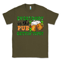 Army Green everybody in the pub gettin tipsy Classic Tee - FaDigitalArtStudio