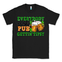 Black everybody in the pub gettin tipsy Classic Tee - FaDigitalArtStudio