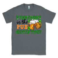 Charcoal Heather everybody in the pub gettin tipsy Classic Tee - FaDigitalArtStudio