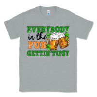 Heather Grey everybody in the pub gettin tipsy Classic Tee - FaDigitalArtStudio