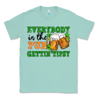 Seafoam everybody in the pub gettin tipsy Classic Tee - FaDigitalArtStudio