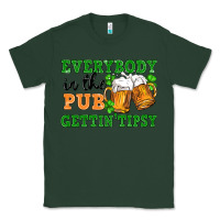Sports Green everybody in the pub gettin tipsy Classic Tee - FaDigitalArtStudio