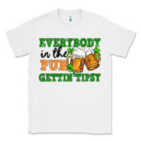 White everybody in the pub gettin tipsy Classic Tee - FaDigitalArtStudio