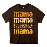 Chocolate Brown mama fall Heavy Core Tee - BundleAndBundleShop