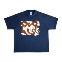 Navy cowhide Urban Heavy Tee - RanaPortraitStore