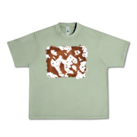 Oil Green cowhide Urban Heavy Tee - RanaPortraitStore