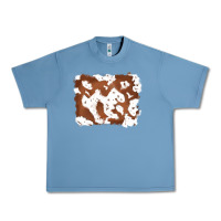 Pebble Blue cowhide Urban Heavy Tee - RanaPortraitStore