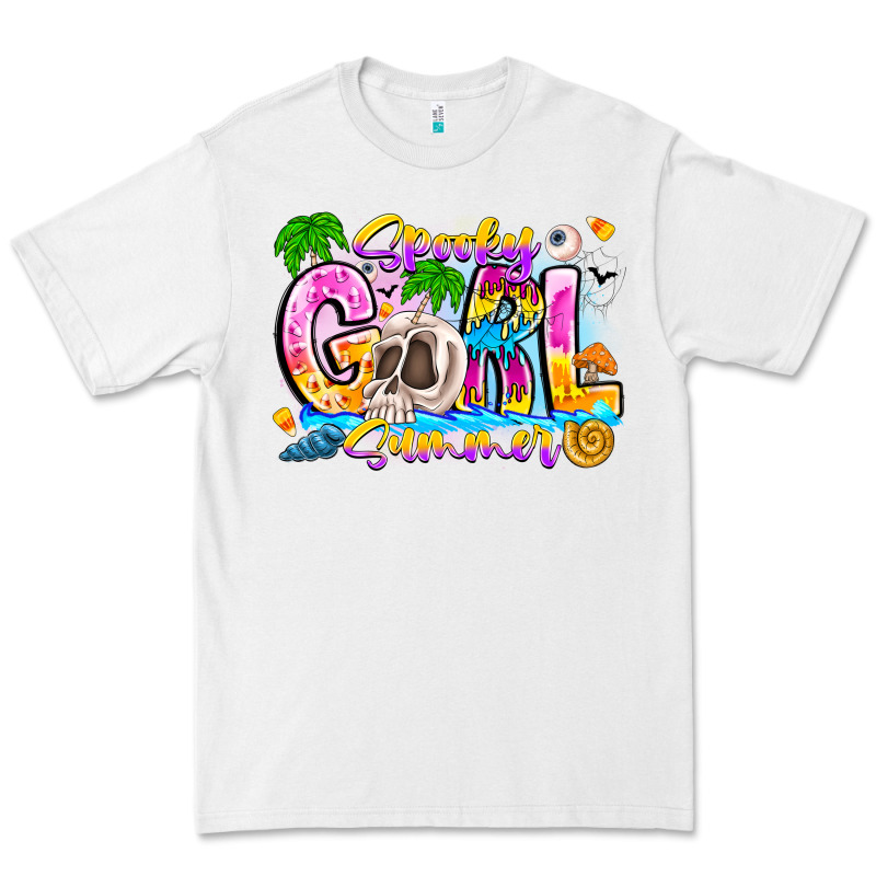 Spooky Girl Summer Premium Tee by CowhideDigitalArt | Teevron