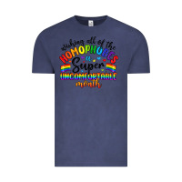 Vintage Denim wishing all of the homophobes uncomfortable month Vintage Tee - Artiststas