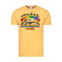 Vintage Mustard wishing all of the homophobes uncomfortable month Vintage Tee - Artiststas