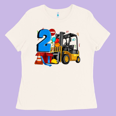 Forklift Birthday Two Ladies Tee Designed By Artiststas