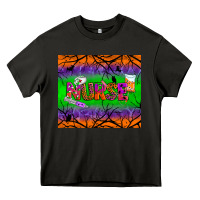 Asphalt halloween nurse tumbler Heavy Core Tee - BundleAndBundleShop