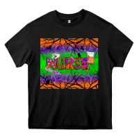 Black halloween nurse tumbler Heavy Core Tee - BundleAndBundleShop