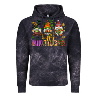 Cloud Black happy hallothanksmas gnomes Vintage Hoodie - AdoDesignShop