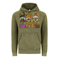Vintage Olive happy hallothanksmas gnomes Vintage Hoodie - AdoDesignShop