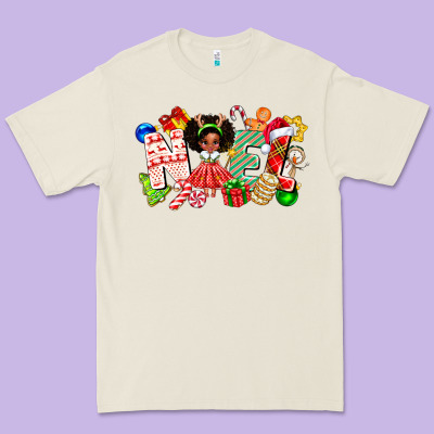 Noel Afro Girl Baby Premium Tee Designed By Cowhidedigitalart