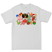 Dove Grey Noel Afro Girl Baby Premium Tee - CowhideDigitalArt