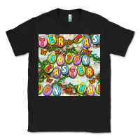 Black Happy Easter Seamless Pattern Classic Tee - BundleAndBundleShop