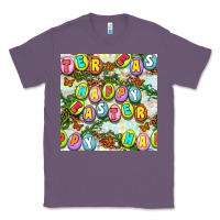 Lavender Happy Easter Seamless Pattern Classic Tee - BundleAndBundleShop
