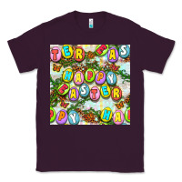 Plum Happy Easter Seamless Pattern Classic Tee - BundleAndBundleShop
