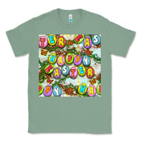 Sage Happy Easter Seamless Pattern Classic Tee - BundleAndBundleShop