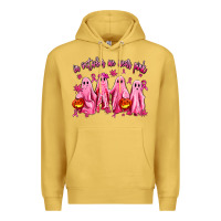 Antique Gold in october we wear pink ghosts Premium Hoodie - AdoDesignShop