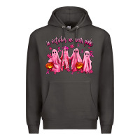 Smoke in october we wear pink ghosts Premium Hoodie - AdoDesignShop