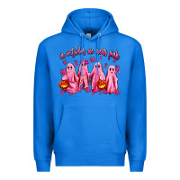 True Royal in october we wear pink ghosts Premium Hoodie - AdoDesignShop