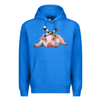 True Royal baby pig with cowhide ribbon Premium Hoodie - RanaPortraitStore