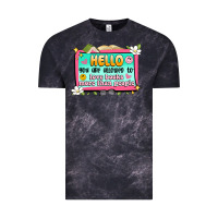 Cloud Black hello you are allowed to love books more than peop Vintage Tee - Artiststas