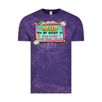 Cloud Purple hello you are allowed to love books more than peop Vintage Tee - Artiststas