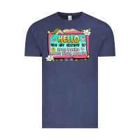 Vintage Denim hello you are allowed to love books more than peop Vintage Tee - Artiststas