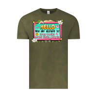 Vintage Olive hello you are allowed to love books more than peop Vintage Tee - Artiststas