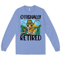 Colony Blue o' fishally retired Long Sleeve Tee - BarkalooDesign