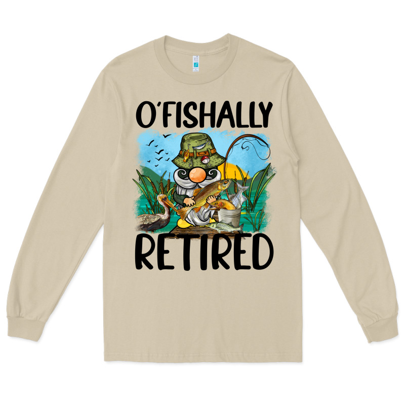 O' Fishally Retired Long Sleeve Tee by BarkalooDesign | Teevron