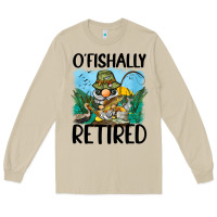 Mushroom o' fishally retired Long Sleeve Tee - BarkalooDesign