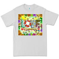 Dove Grey Love Summer Premium Tee - CowhideDigitalArt