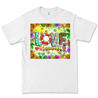 White Love Summer Premium Tee - CowhideDigitalArt