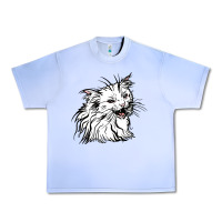Grape Ice Drawing Cat Urban Heavy Tee - RacoonDesign