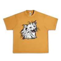 Peanut Butter Drawing Cat Urban Heavy Tee - RacoonDesign