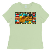 Matcha bulldozer sippy Ladies Tee - Artiststas