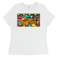 White bulldozer sippy Ladies Tee - Artiststas