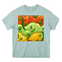 Arona mexican sauce and jalapeno seamless pattern Heavy Core Tee - BundleAndBundleShop