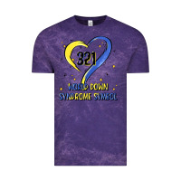Cloud Purple world down syndrome symbol Vintage Tee - Artiststas