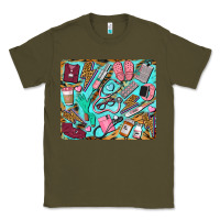 Army Green nurse mousepad Classic Tee - BarkalooDesign