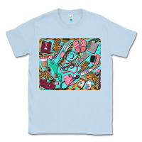 Dusty Blue nurse mousepad Classic Tee - BarkalooDesign